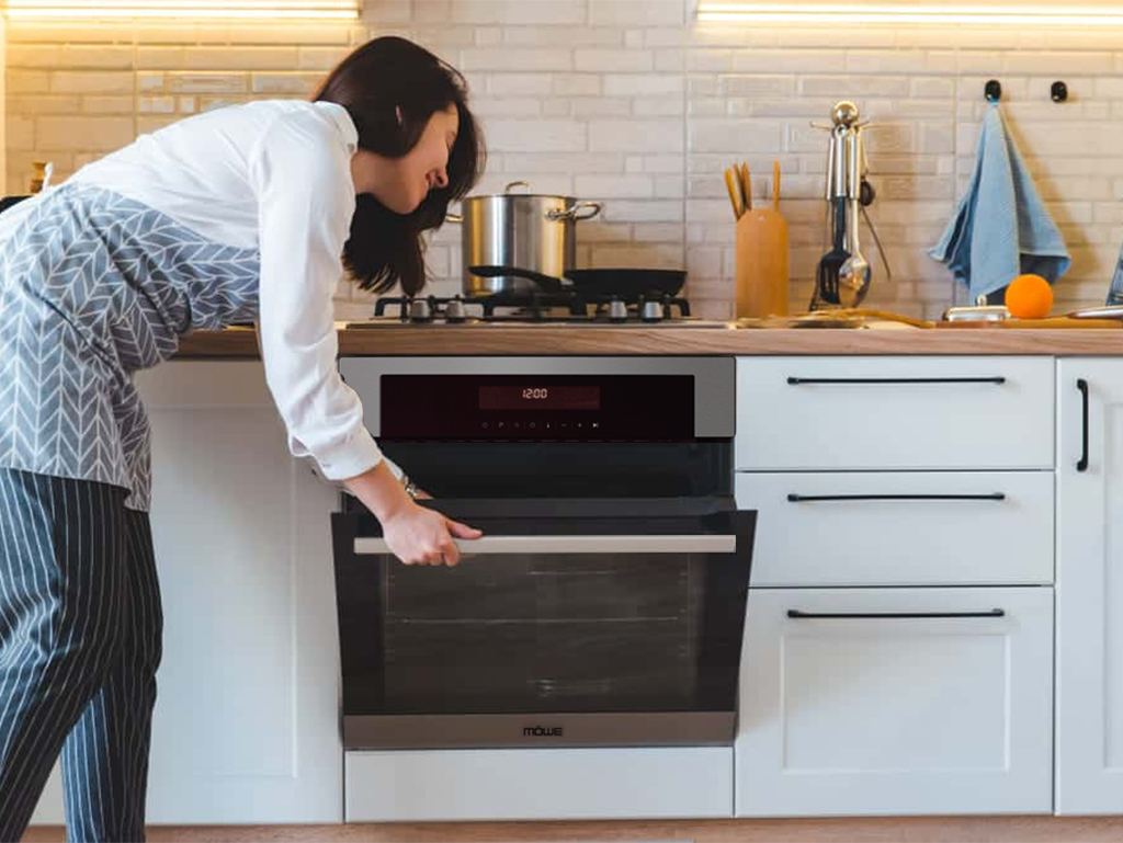 Kitchen with deals built in oven