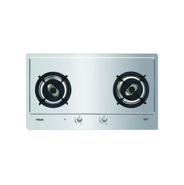 78cm Wifi Hob with 2 Burners S/S