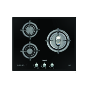 60cm Wifi Hob with 3 Burners Glass