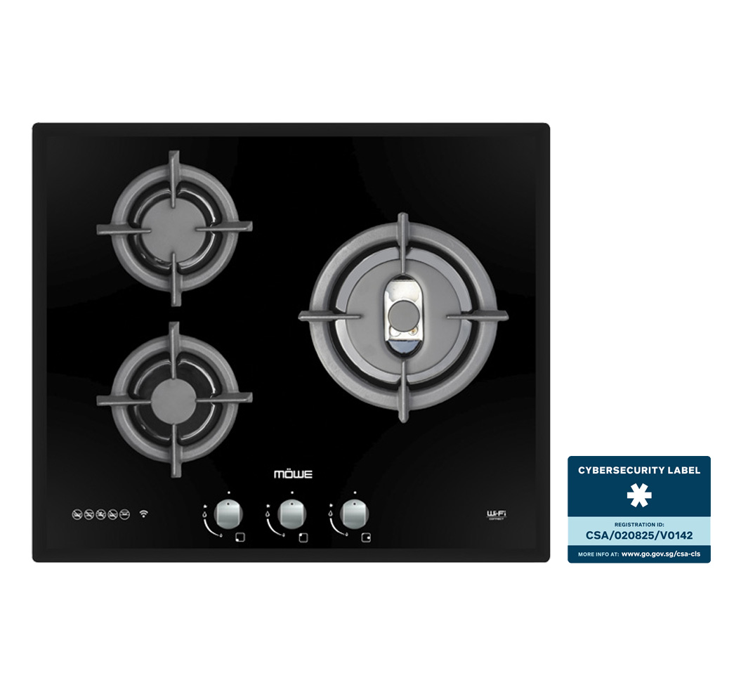 Read more about the article 60cm 3 Burners Wi-Fi Glass Hob