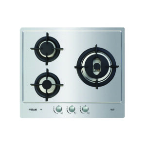 60cm Wifi Hob with 3 Burners S/S