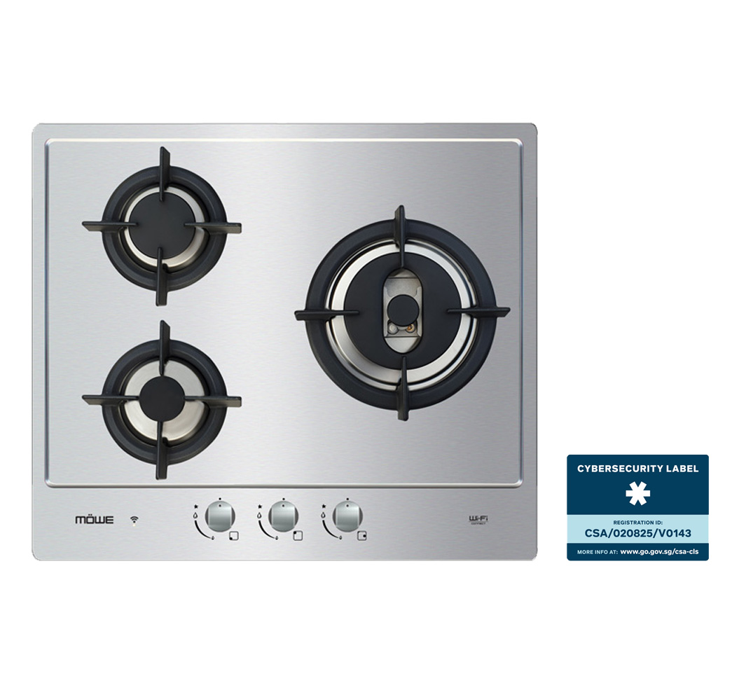 Read more about the article 60cm 3 Burners Wi-Fi Stainless Steel Hob