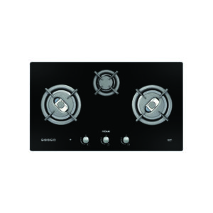 78 cm Wifi Hob with 3 Burners Glass