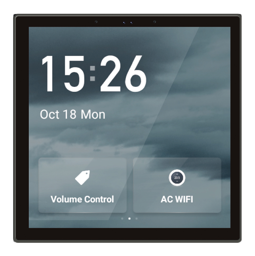 Zigbee 4" Smart Touch Panel with 2 Relays