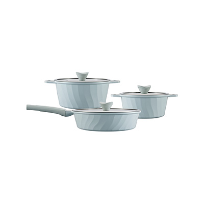 Cast Aluminium 6pcs Cookware Set ($129)