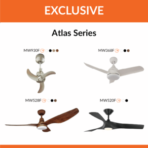 Atlas Series Ceiling Fan (Includes installation)