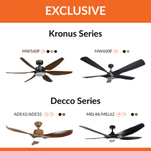 Kronus/Decco Ceiling Fan (Includes installation)