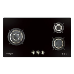 86cm Tempered Glass Gas Hob