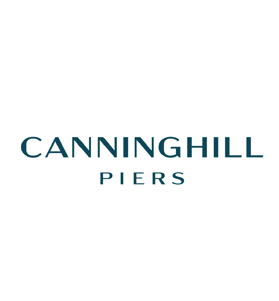CanningHill Piers logo in teal text on a white background